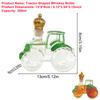 300ml/350ML Whiskey Glass Bottles Tractor Shape Alcohol Decanters Home Decor Empty Car Whiskey Decanter Tequila Bottle For Offic