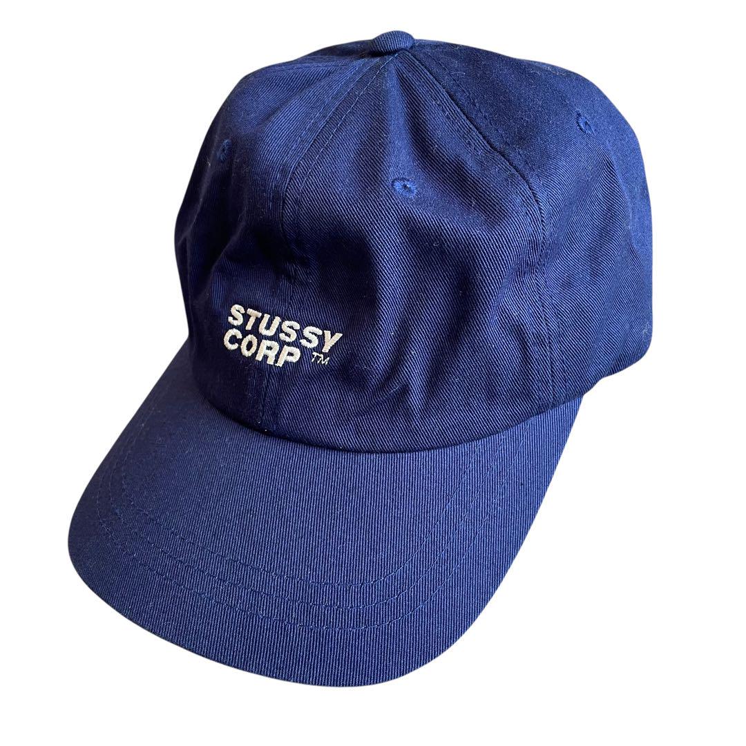 

[USED] STUSSY navy adjustable cap