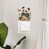 Cartoon Niedlicher Panda Schlafzimmer Wohnzimmer Schalter Heimhintergrund Verschönerung Wandaufkleber