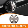 2PCS For MINI Cooper R55 R56 R57 Gray Union Jack 3D Car Door Handle Stickers