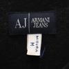 Armani Jeans Short Sleeve V Neck T-shirt M Black Women Used