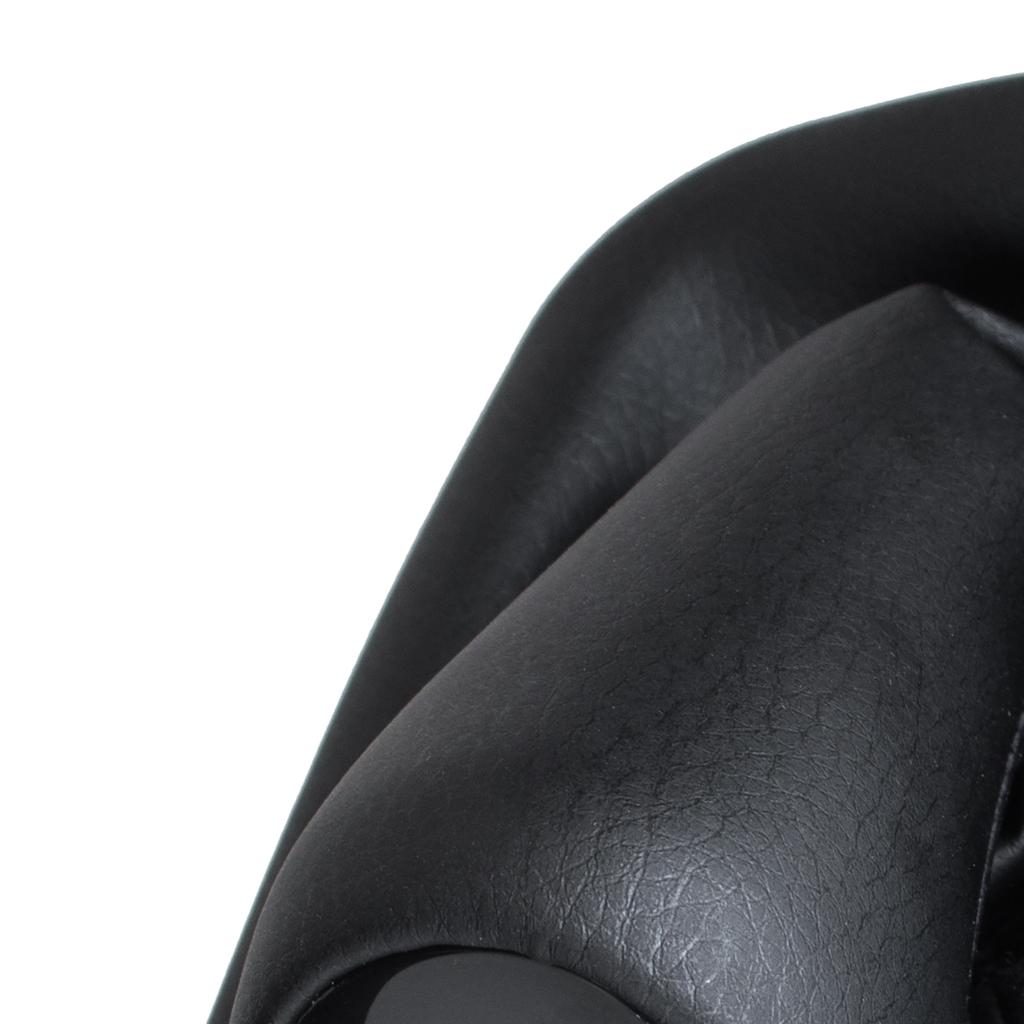 BMW 3 E36 90-00 Gear Shift Knob Black Eco Leather & Black Gaiter with Frame, 5 Speed