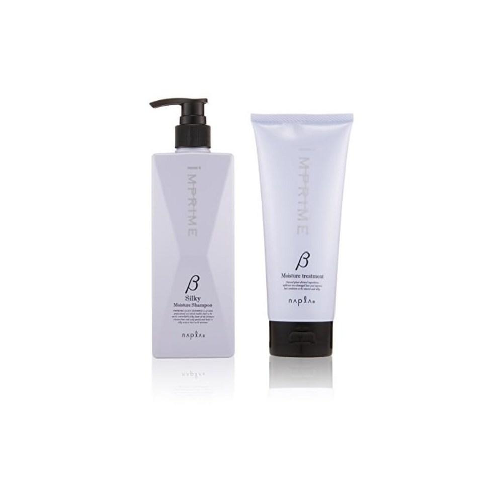 Naflain Prime Silky Moisture Shampoo Beta 280ml Moisture Treatment Beta 200g Set 1 pcs
