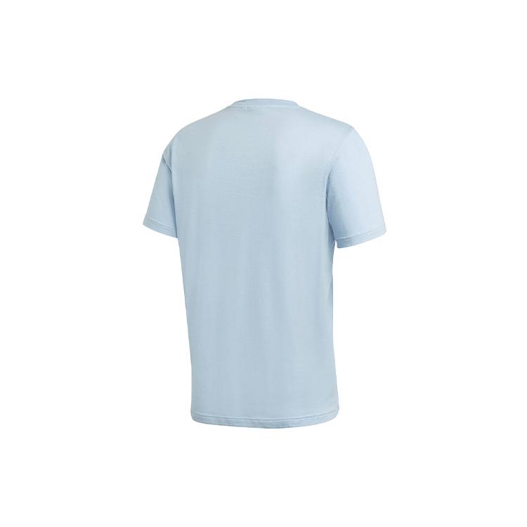 adidas Originals Trefoil T Shirt Men's Pink Blue FM3794