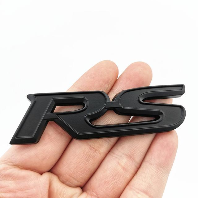 3D Metal Car Letters For Honda RS Emblem FIT Jazz Civic HRV Jade RS Logo Sport Badge Front Grille Trunk Stickers Acceessories