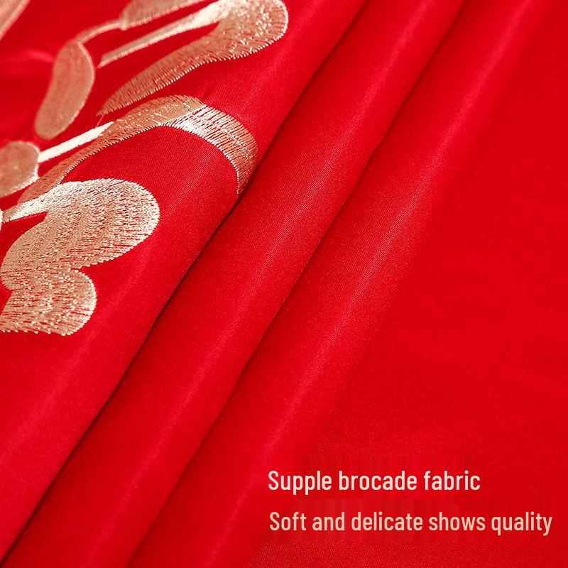 Double Happiness Red Wedding Tablecloth for Ceremony, Altar, Coffee & Dining Table