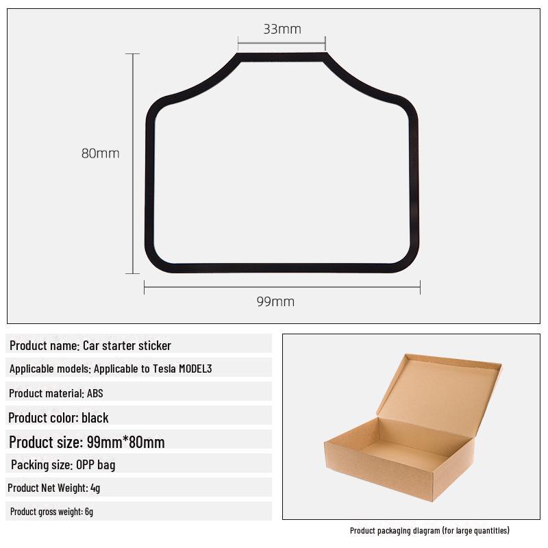 Tesla Model 3/Y Schlüsselkartenhalter für die zentrale Steuerung