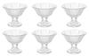 ADERIA Ibuki Horseback Riding Set of Crystal Made In Sake Japanese Sake Cold Sake Respect for the Aged 60th Small Delicacy F70134 Cup, Clear, 6,