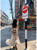 Niche Irregular Floral Print Waist-Cinching Elegant Suspender Dress for Spring & Summer