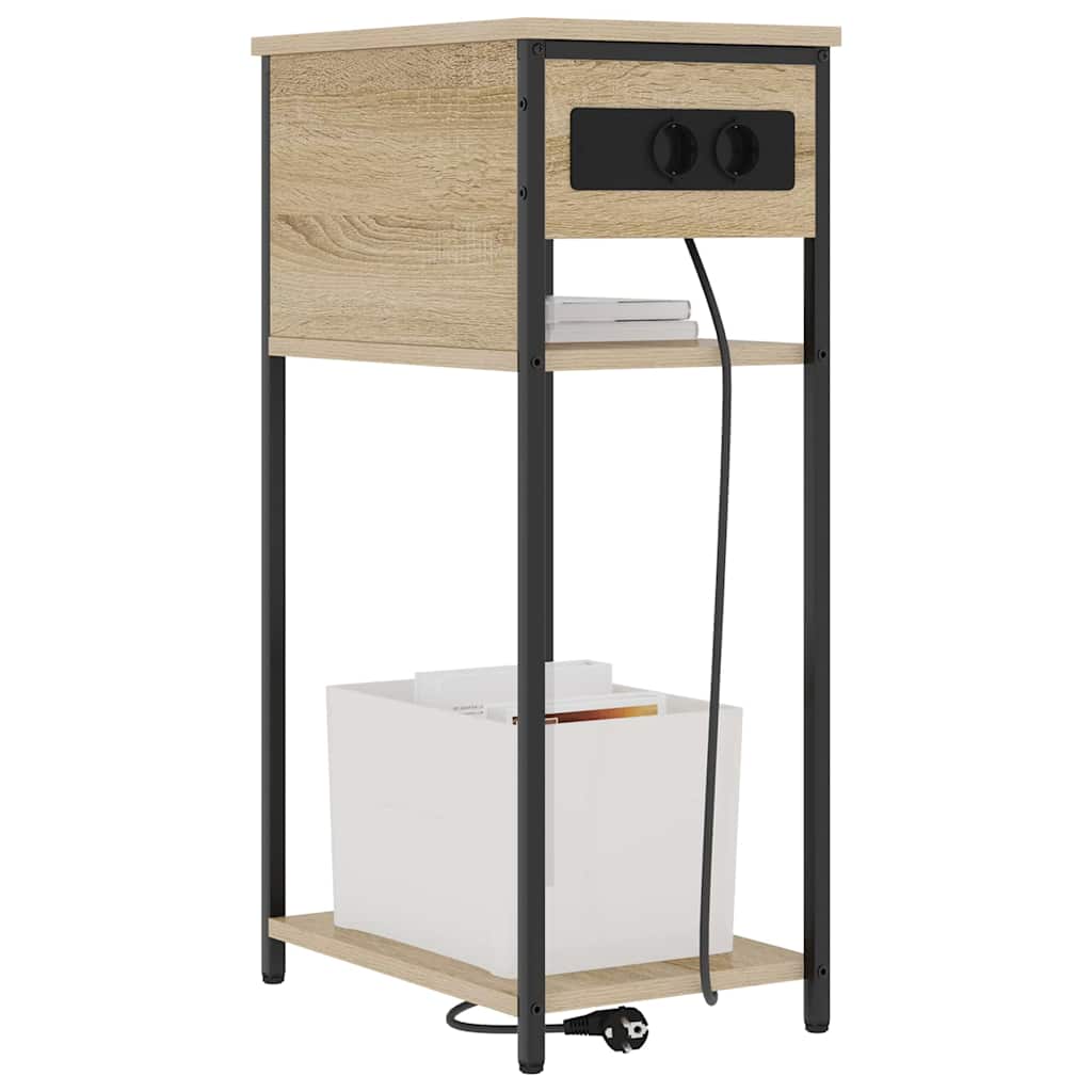 Nightstand Sonoma Oak 41 x 28 x 76 cm Particleboard