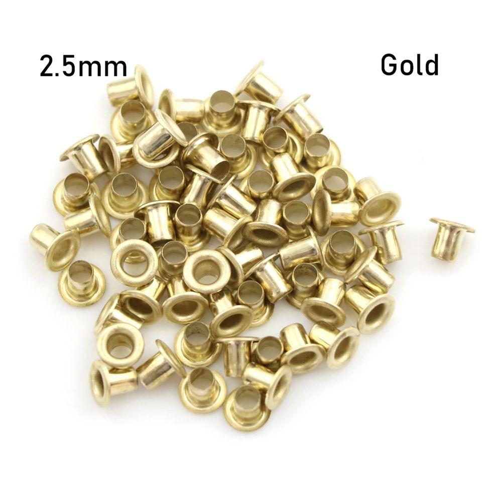

50PCS/Lot Retro Mini Metal Eyelet Buttons Metal Buckle Snap Buttons DIY Doll Belt Buckles Clothes Doll Bags Sewing Accessories 1.5mm
