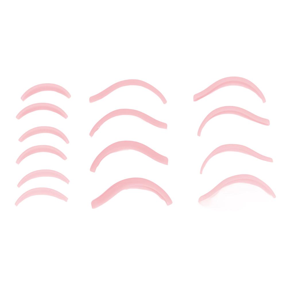 7 Pairs Silicone Eyelash Perming Curler Different Size Reusable Lash Lift Pads for Beauty Salons