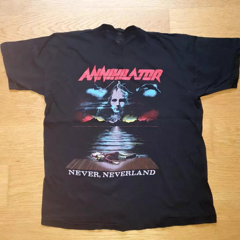 Annihilator Band Never Neverland Album Tour Unisex Tshirt Cotton Kn580