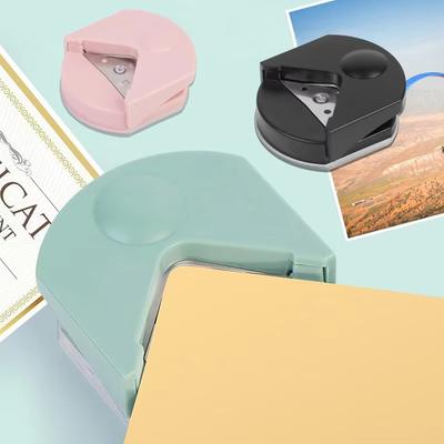 R4 Card Rounded Cutter Paper Mini Corner Rounder Portable Hole Trimmer Angle Border Punch Photo Scrapbook Office DIY Craft Tools