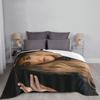 Lainey Wilson - Country's Cool Again Portrait Blankets Soft Warm Flannel Throw Blanket Bedding for Bed Room Picnic Travel Couch