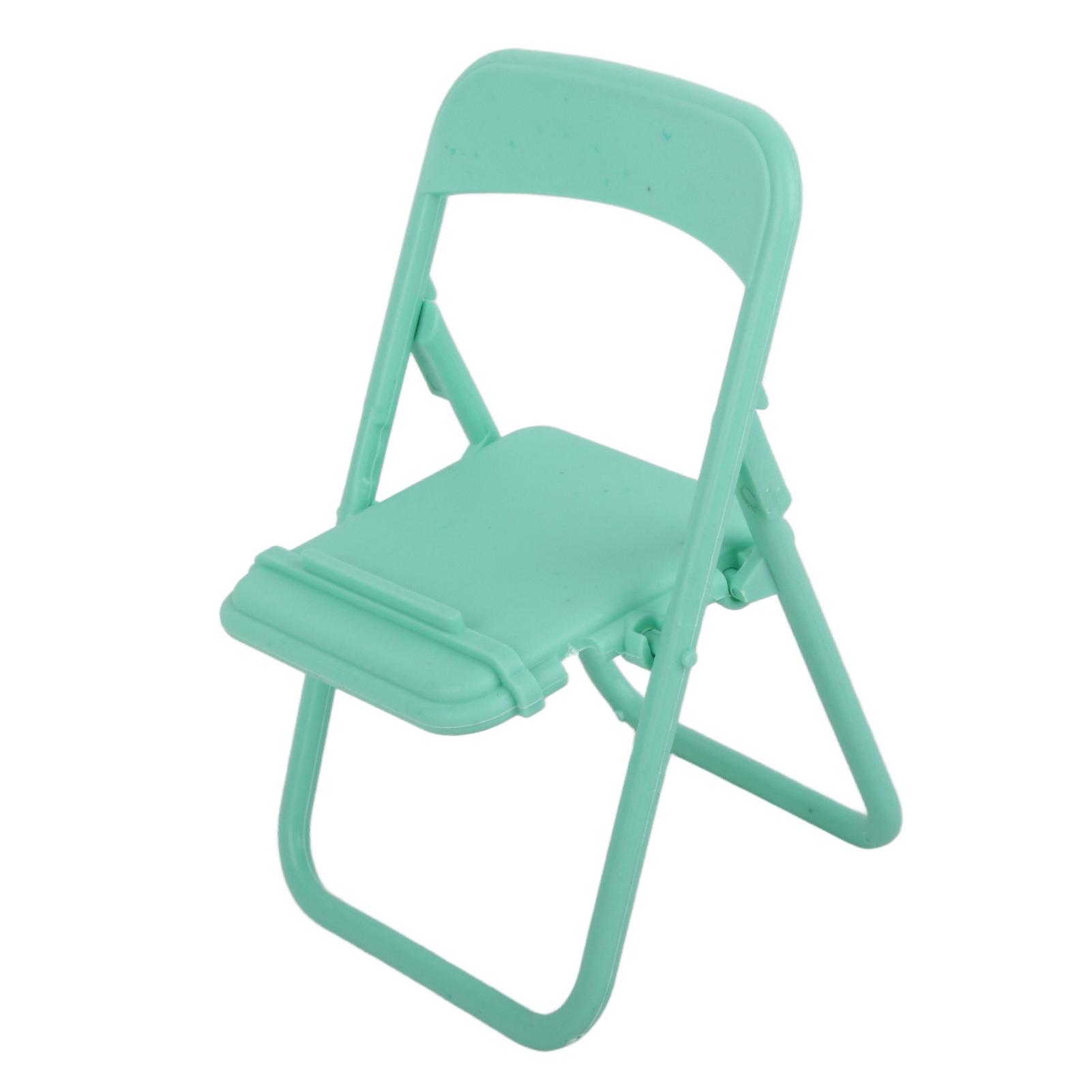 

Phone Stand TPR Material Portrait Landscape Mode Watching Stool Shape Auxiliary Decorative Portable Mobile HolderGreen