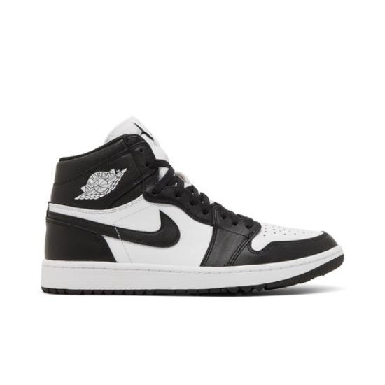 Air Jordan 1 High Golf Panda Lifestyle Casual Unisex Nero Bianco DQ0660-101