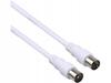 TechniSat IEC Male Female Antenna Cable TV Cable 1.5m White