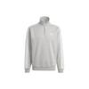 Originals Three Stripes Color Block Logo Stand Collar Long Sleeve Sweatshirt Men Sweatshirt Gray IL2497