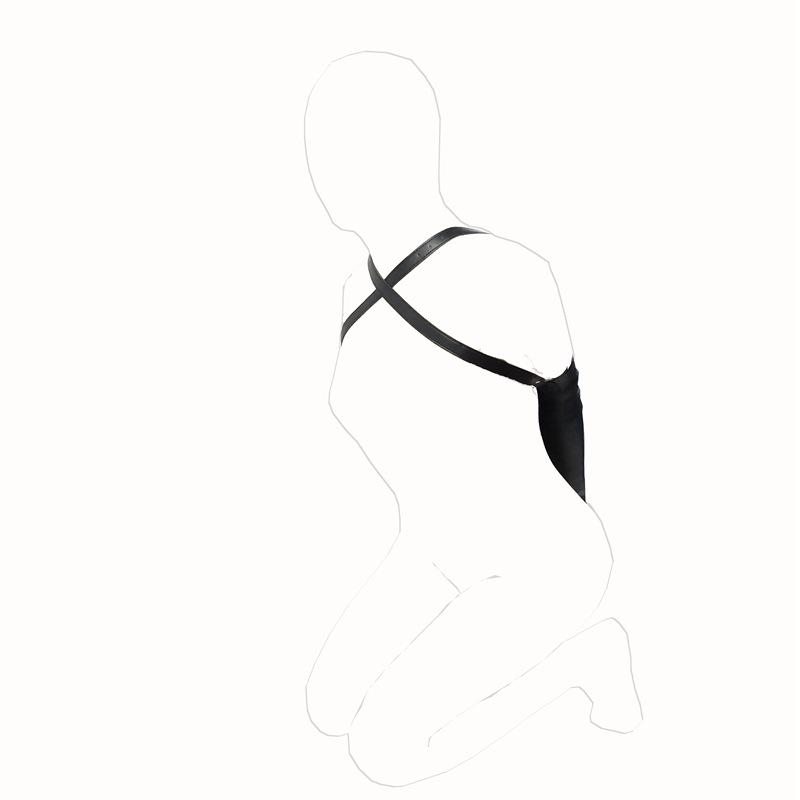 Single-Hand Reverse Glove Restraint for BDSM Training