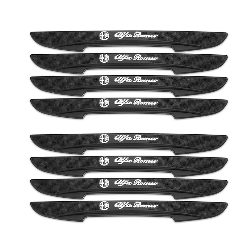 8 STKS Bumper Anti-botsingsstrip Auto Deur Krassen Beschermers Stickers Voor Alfa Romeo Giulia GT Mito 147 Brera Stelvio