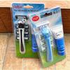 Stainless Steel 6-Layer Manual Men's Razor & Beard Cream Set
