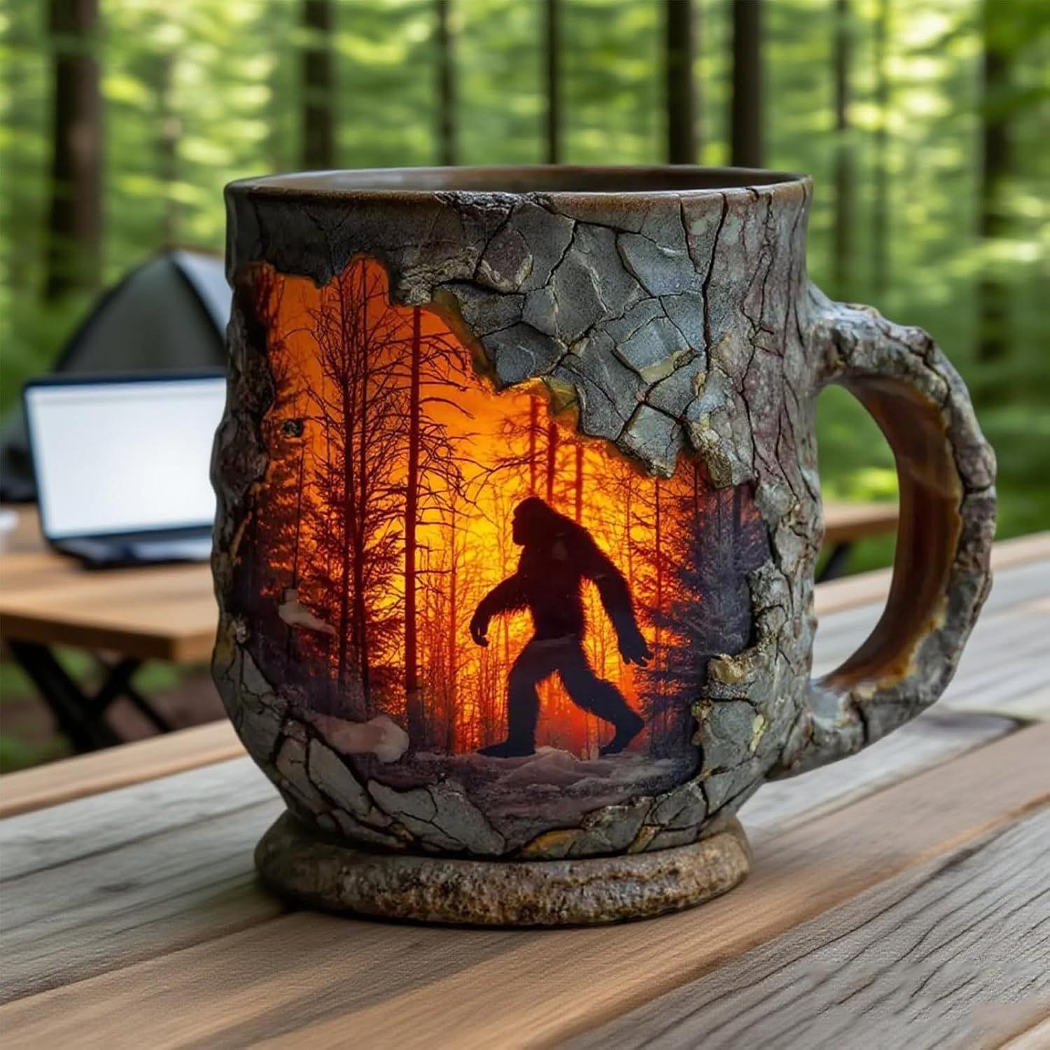 

Домашний декор Кружка-украшение Лесной пожар Бигфут Bigfoot Forest Fire Cup