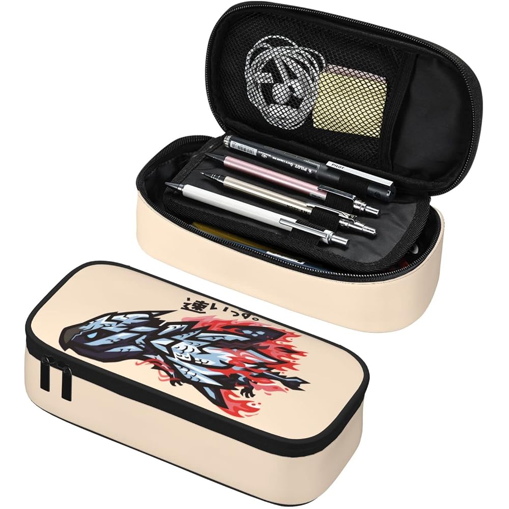 pencil case pencil case pencil case monster hunter pencil case pen pouch pen box pen bag makeup p...