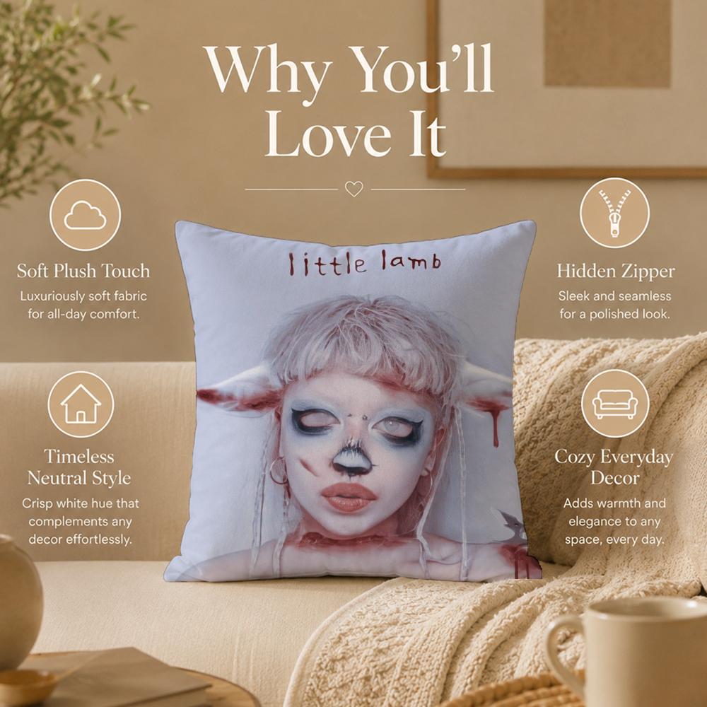 Singer J-Jazmin BeanS Cushion Cover Double-Sided Printed Pillow Cover Hypoallergenic Dust-Mite Proof