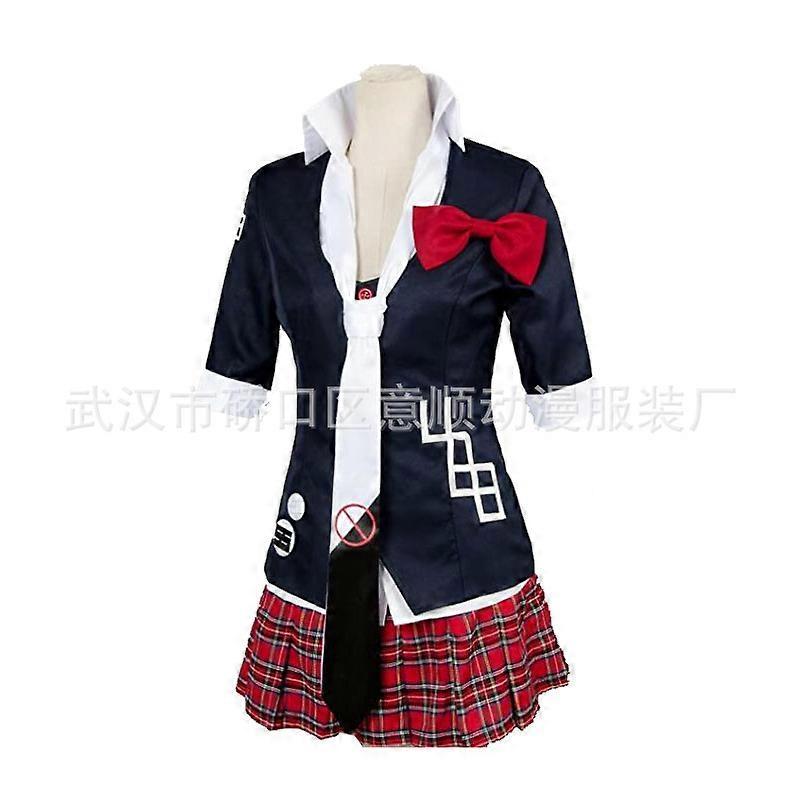 Costum Cosplay Halloween Danganronpa Junko Enoshima Costum Cosplay Anime Costum Roleplay Femei