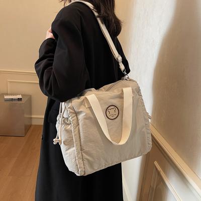 Fashion Crossbody Handbag Women's Trend Versatile Lightweight Cloth Casual Shoulder Handbag Commuter Women's Bag