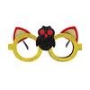 Durable Lightweight Festive Frames Halloween Pumpkin Glasses, Funny Eyewear for Kids Adults, Spooky Party Cute Ghost Eyeglass Photo Booth Props, Trick