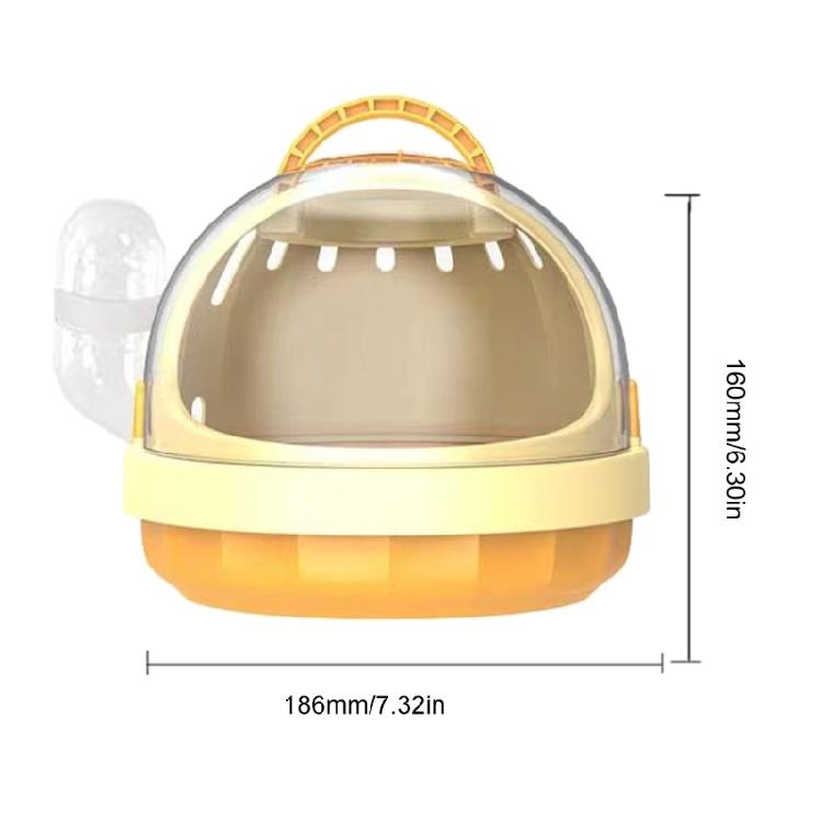 Practical Pet Travel Carrier Ventilable Hamster Carry Box Outdoor Transport Cage