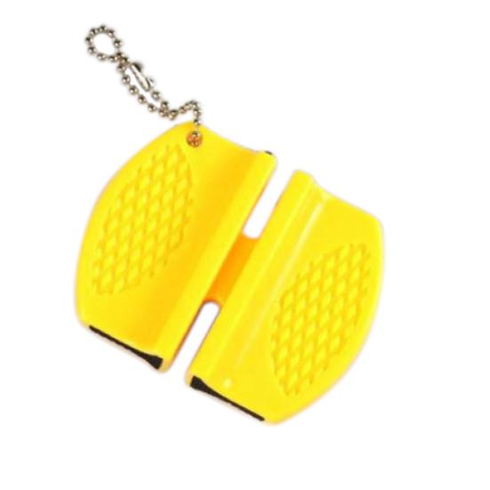 Talos Mini-Keramikstab, Wolframstahl, Outdoor-Küchenmesserschärfer, Schleifstein