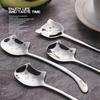 Stainless Steel Cute Cat Spoon Food Grade Cartoon Design For Stirring Coffee Tea Dessert Daily Use