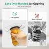 Under Cabinet Jar Opener, Opens Lids Up to 5 Inches - Extra Strong Leverage for Tough Jars & Large Cans, Built-in Bottle Opener - Top Rated for