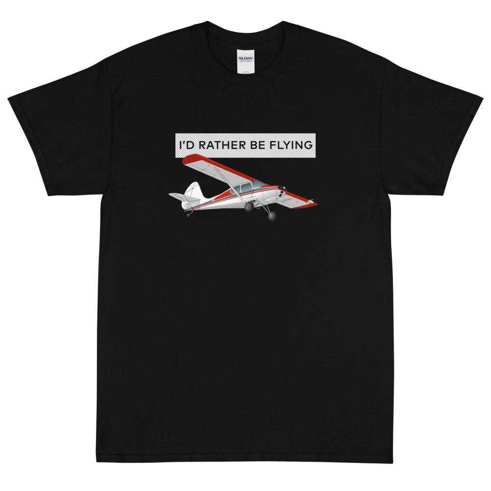 I d Rather Be Flying Airplane Theme T-Shirt - Personalized w/ Your N# S