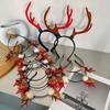 Xmas Headdress Kids Merry Christmas Decor Antlers Headband Hair Accessories Christmas Hair Hoop