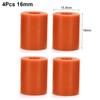 4Pcs Silicone Hot Bed Leveling Column Heatbed Heat-Resistant Solid Spacer Platform Leveler Buffer