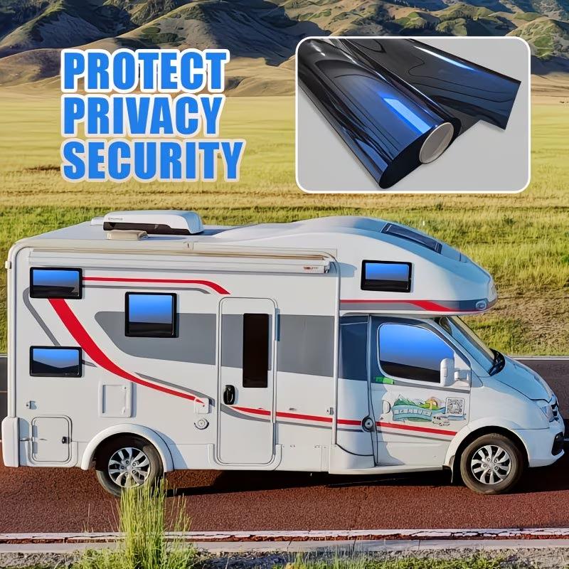 Car Window Privacy Film Gradient Tint Static Cling UV Protection Heat Shield