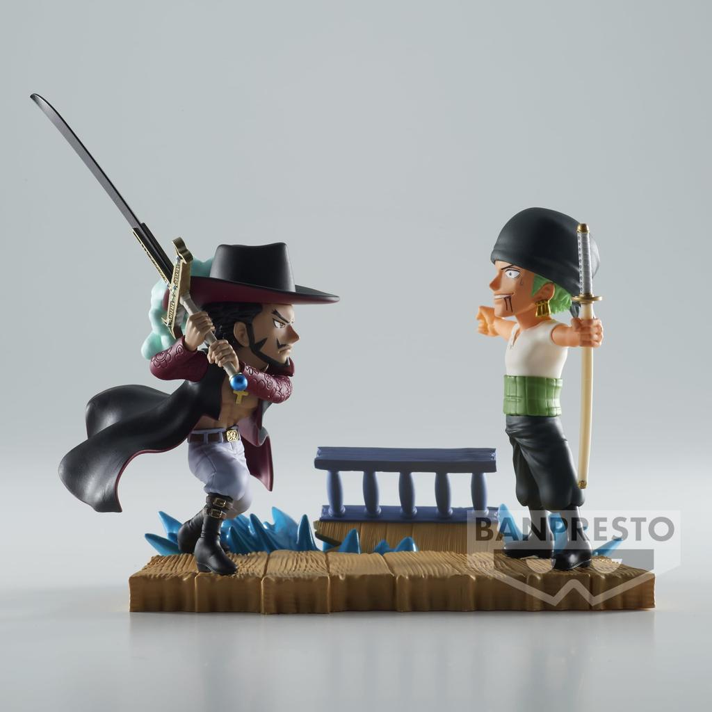 One Piece World Collectible Figure Log Stories Roronoa Zoro VS Dracule Mihawk