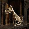 Decoración Duradera de Esqueleto de Halloween Esqueleto de Animal, Pez Pájaro Araña Serpiente Gato Realista Modelo de Calavera Reutilizable para Fiesta, Casa Embrujada, Escena de Cementerio