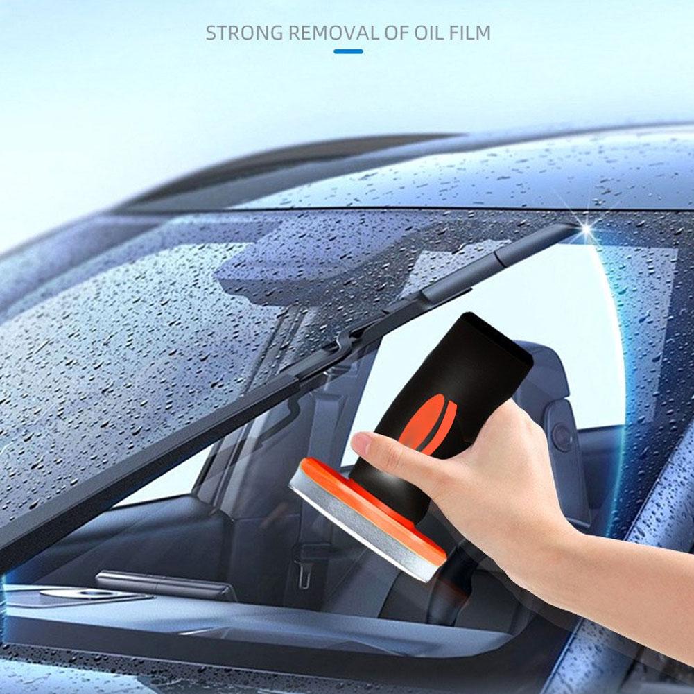 Car Glass Cleaner Gel Foam Windshield Watermark Remover Anti-Fog Coating Fast Cleaning For Car Windows Sponge Cleaning Brush