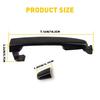 Outside Door Handle For 2003-2013 Toyota Corolla Rear Left / Right Smooth Black
