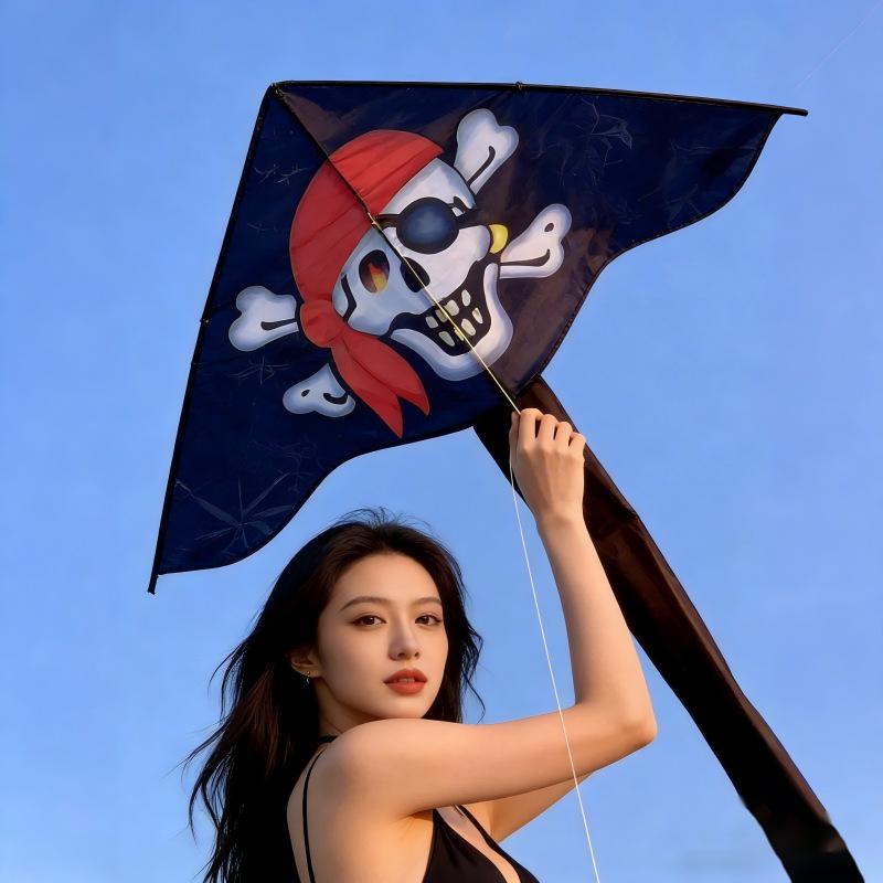 Skull Pirate Kite: Adult & Kids Cartoon Horror Kite