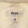 Scye Made in Japan Wool Blend Knit switching Long sleeve Knit switching shirt Women Used