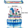 Riggy the Rabbit Cartoon Party Decoration Include Banner Cake Topper Balloons