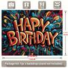 Party Backdrop Graffiti Flat Splatter Cafe Restaurant Club Garage Booths Studio Celebration Photo Booth Birthday Party Decor