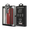 Ferrari Feosihcs21Mre S21+ G996 Czerwony/Red Hardcase Off Track Leather Nylon Stripe