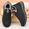 Sneakers da uomo Outdoor Peluche Calde Scarpe invernali impermeabili di alta qualità antiscivolo Stivaletti da trekking Stivali invernali da uomo lavoro